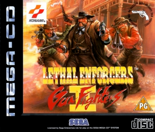 Lethal Enforcers II - The Western (Japan) Sega CD Game Cover